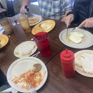 Three different #3's and a short stack