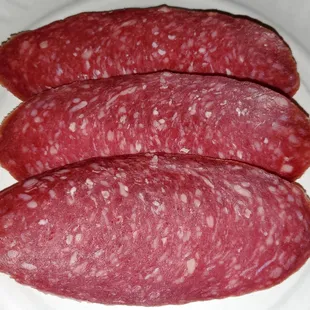 Hard salami, smoky, mild