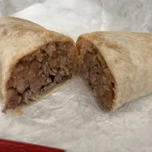 Asada burrito