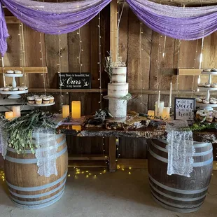 Alegria Sweets table for a wedding