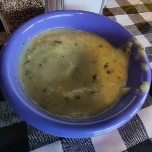 a bowl of soup