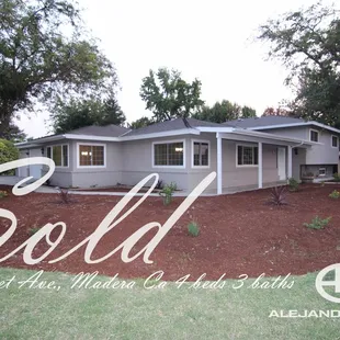 Sunset Ave, nice home in the town of Madera CA