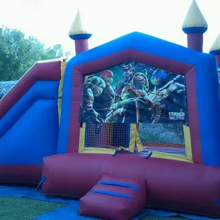 Brinca-Brinca Combo con resbaladilla Combo Jumping Balloon with slide (915) 765-1115