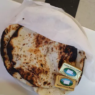 Flour tortillas - see the light char from the grill. Smell is amazingly wonderful. Taste is even better!