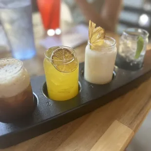 Cocktail flight