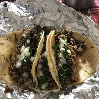 3 Beef Taco Combo Plate