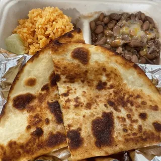 Taco with Rice and Beans