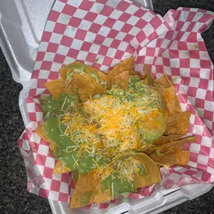 "Chips and guacamole"