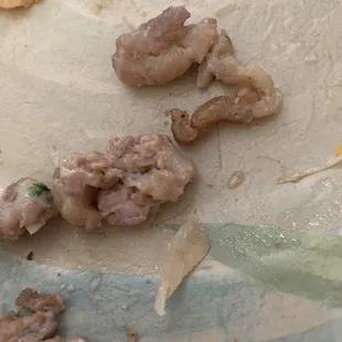 Steak burrito meat