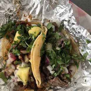 Pastor and Asad tacos!