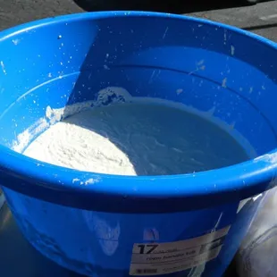 Smooth, silky ground corn ready to take home and make tamales