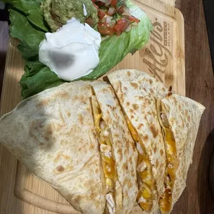 Chicken quesadillas