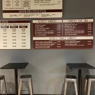 Dine in area