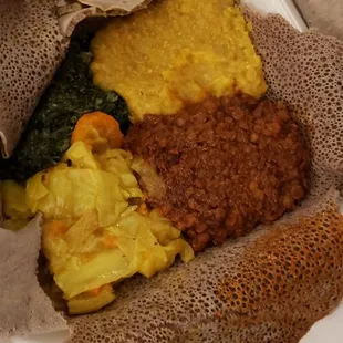 This is V14 - the vegetarian sampler platter