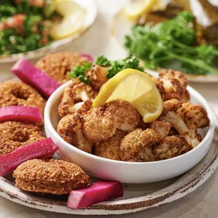 Falafel with Fried Cauliflower