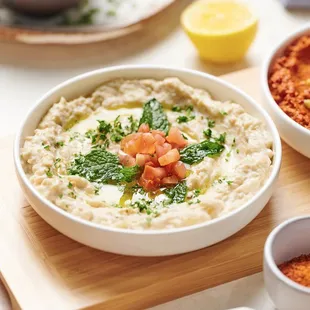 Mutabbal Dip &amp; Pita