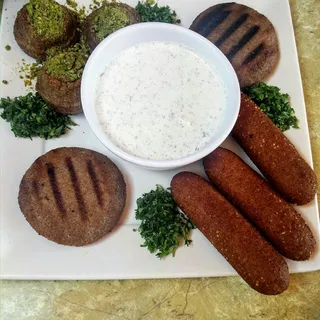Mixed Kibbeh Platter