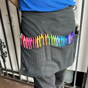 The manager&apos;s apron