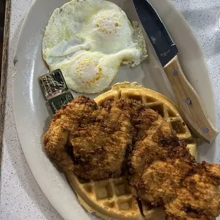 chicken and waffle