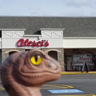 Bob the Raptor Says, "Mammals come here to get groceries."
