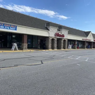 the outside of the store