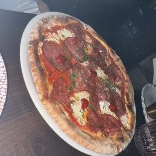 Spicy Salami Pizza