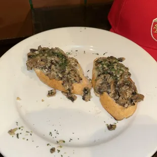 Crostini al Porcini