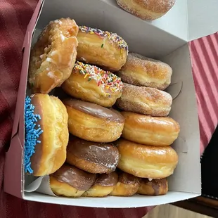 a box of doughnuts
