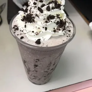 The cookies and cream smoothie