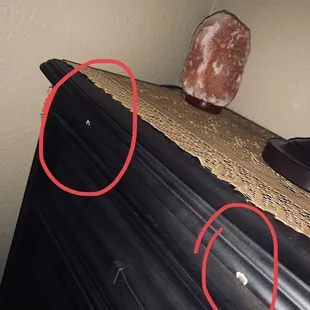 Damaged night stand