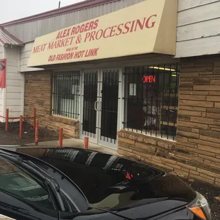 the outside of the building