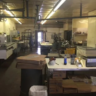 the inside of the facility