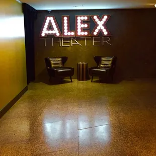 two chairs facing each other