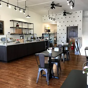 the interior of the restaurant