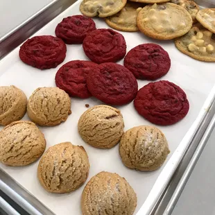 Peanut Butter, Red Velvet, White Chocolate Cranberry