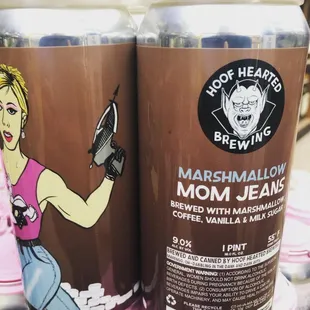 two cans of beer