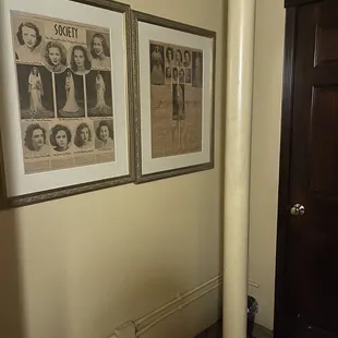 The pole in the bathroom