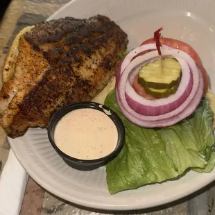 Blackened Catfish Sandwich