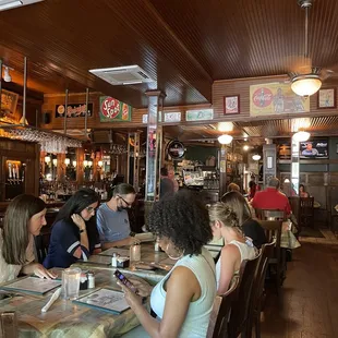 Inside the restaurant