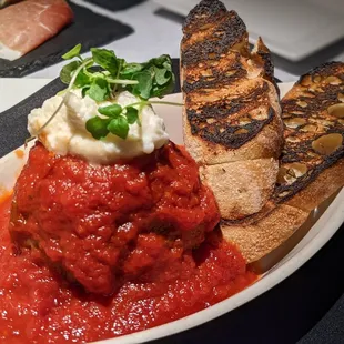 AP Stuffed Meatball ($12)