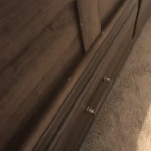 Broken and damaged footboard