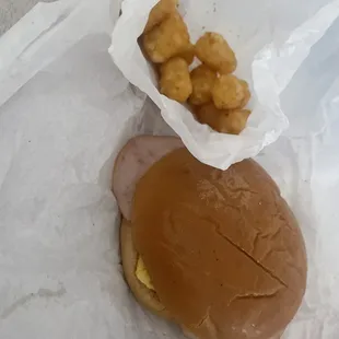 Breakfast Turkey Croissant with avocado added as a combo