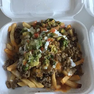 Asado fries... loaded!!!!!! And good won't disappoint