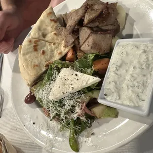 Lunch Gyro Plate