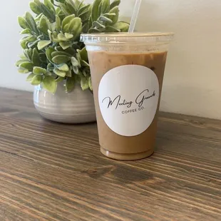 Iced pumpkin chai latte