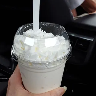 Peanut butter milkshake--what better way to celebrate National Ice Cream Day??