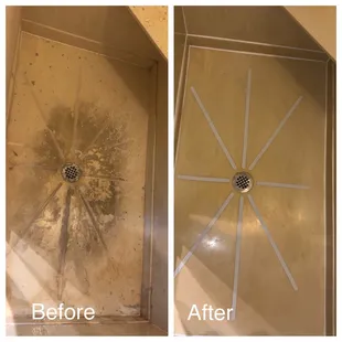 Cultured marble shower
