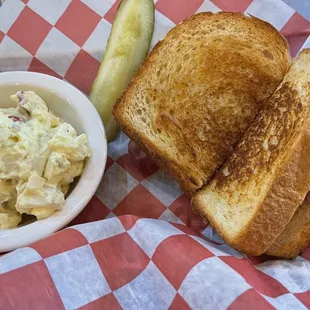 Hot Ham and Cheese and Potato Salad