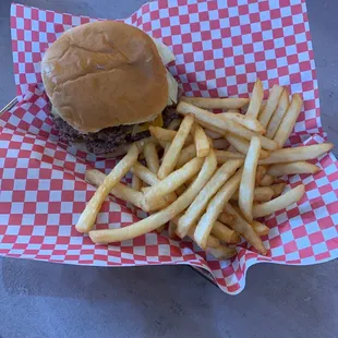 The Works Bacon Burger.  Yum!