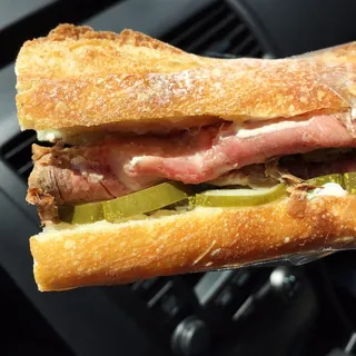 Prime Rib Sandwich Lunch